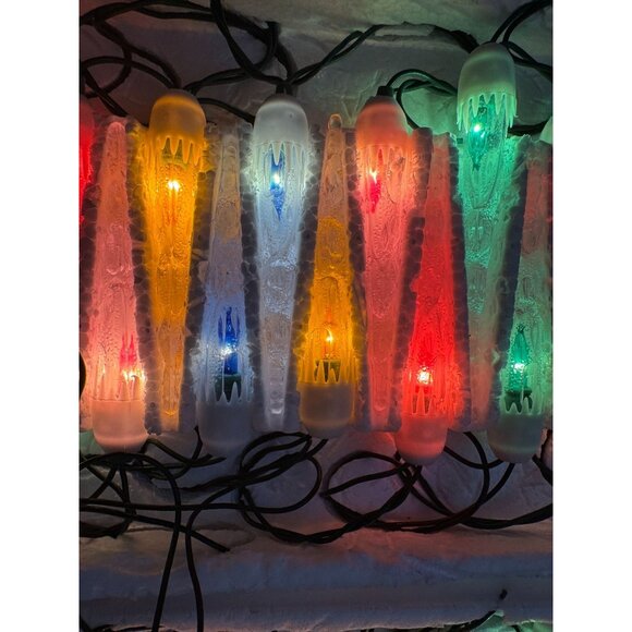 3 Sets Icicle Light Strings 20 each Steady or Twinkle NIB...